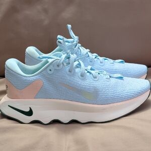 Nike Women's Pastel Blue and Pink Athletic Shoes